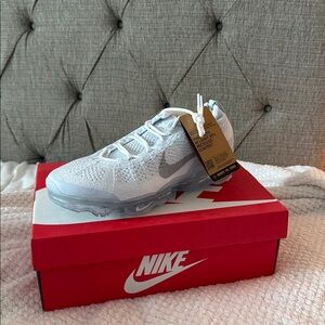 Nike Gray and White Athletic Shoes